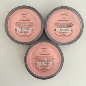 #NWT bareMinerals Vintage Peach Loose Powder Blush 0.85g/0.03oz - Lot of 3